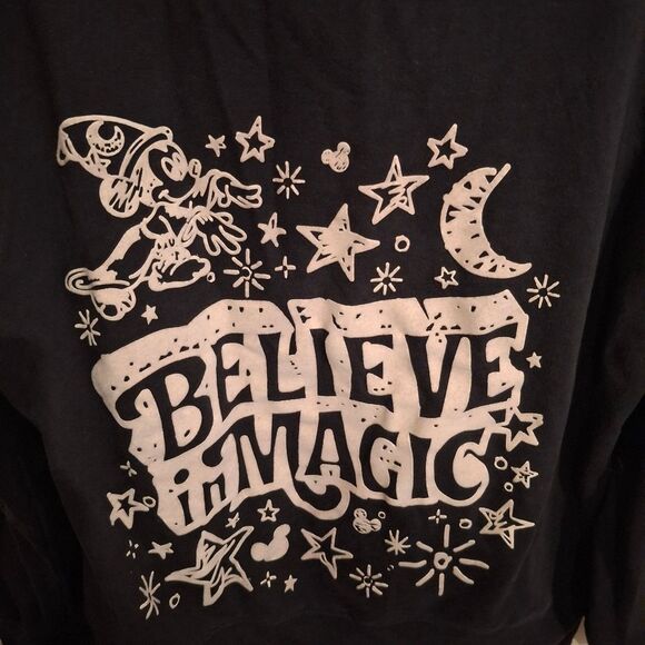 Disney Parks Black Hoodie Jacket WDW - Picture 6 of 10